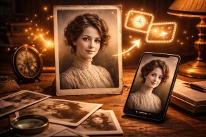 Оживить старую фотографию онлайн: как нейросети и Telegram-боты возвращают жизнь архивным снимкам