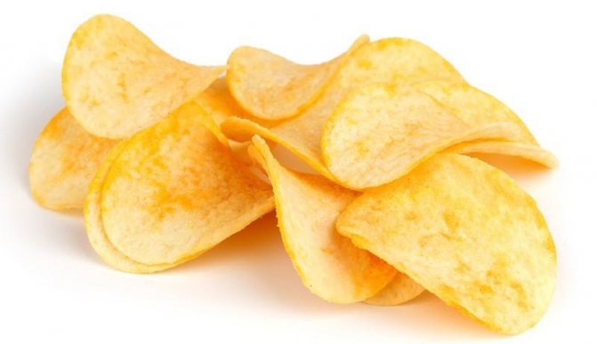 32. Картофельные чипсы еда, здоровье, опасность, продукты