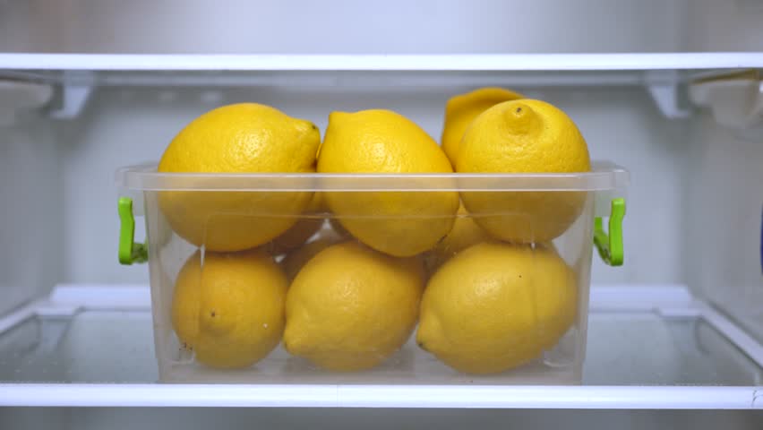 цитрусовые в холодильнике